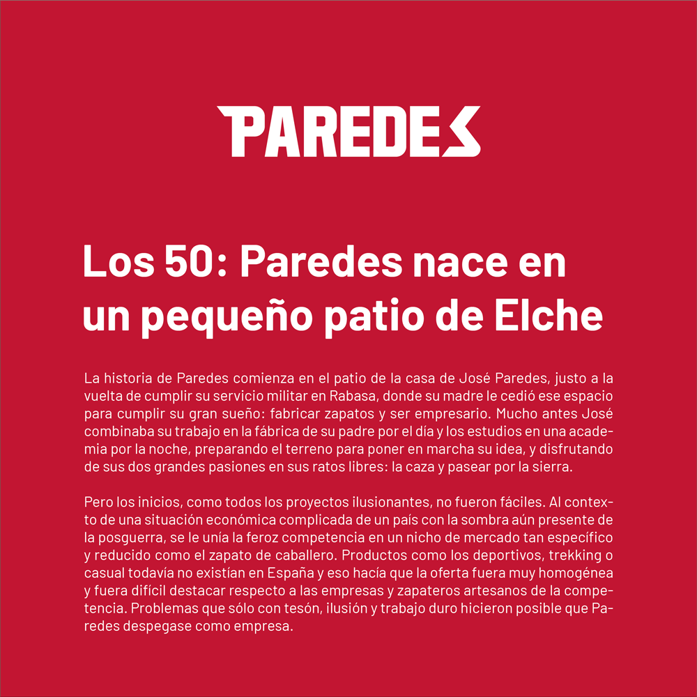 Años 50 - Paredes
